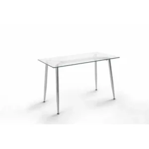 MESA DE CRISTAL "TTIGA" 120 x 70 cm